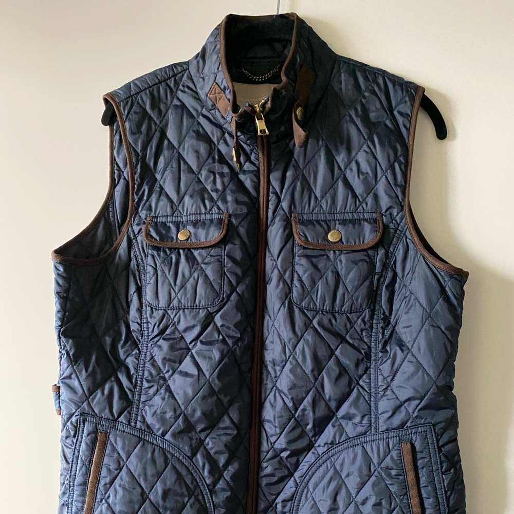 Blue Banana Republic Puffy Vest